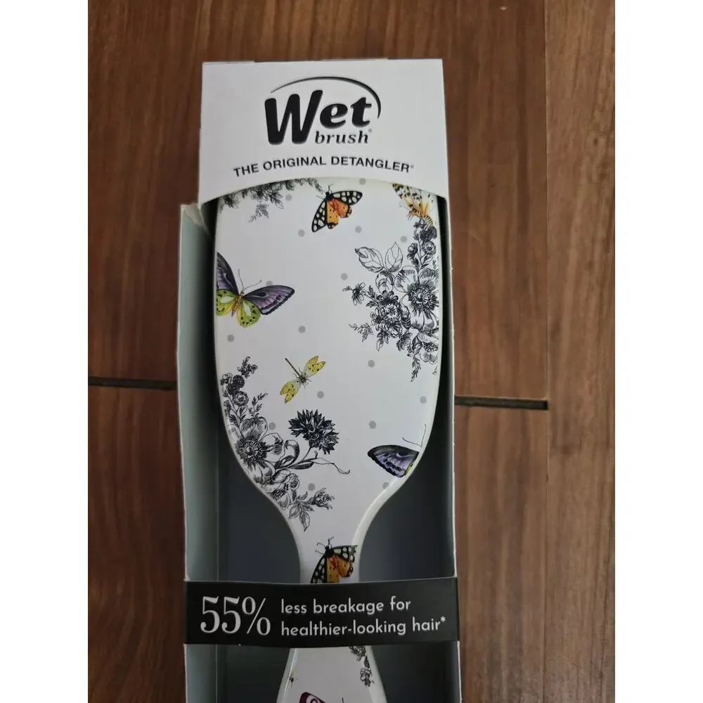 MacKenzie Childs x Wet Brush Target Detangler Butterfly Toile for Dry Hair New
